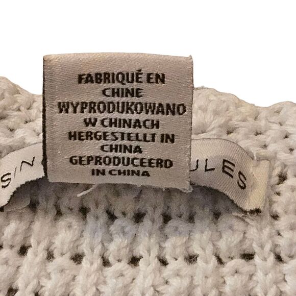 Sincerely Jules M Crochet Knit Sweater Granny Square Grandma Core Butter Yellow - Picture 6 of 11